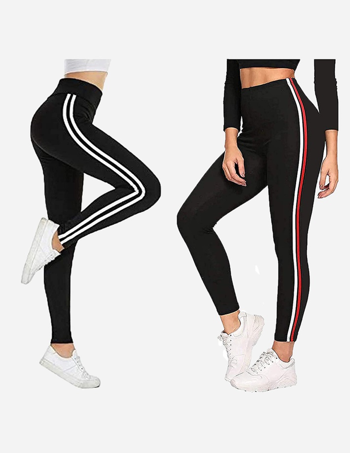 Gym wear Leggings Ankle Length Free Size Combo